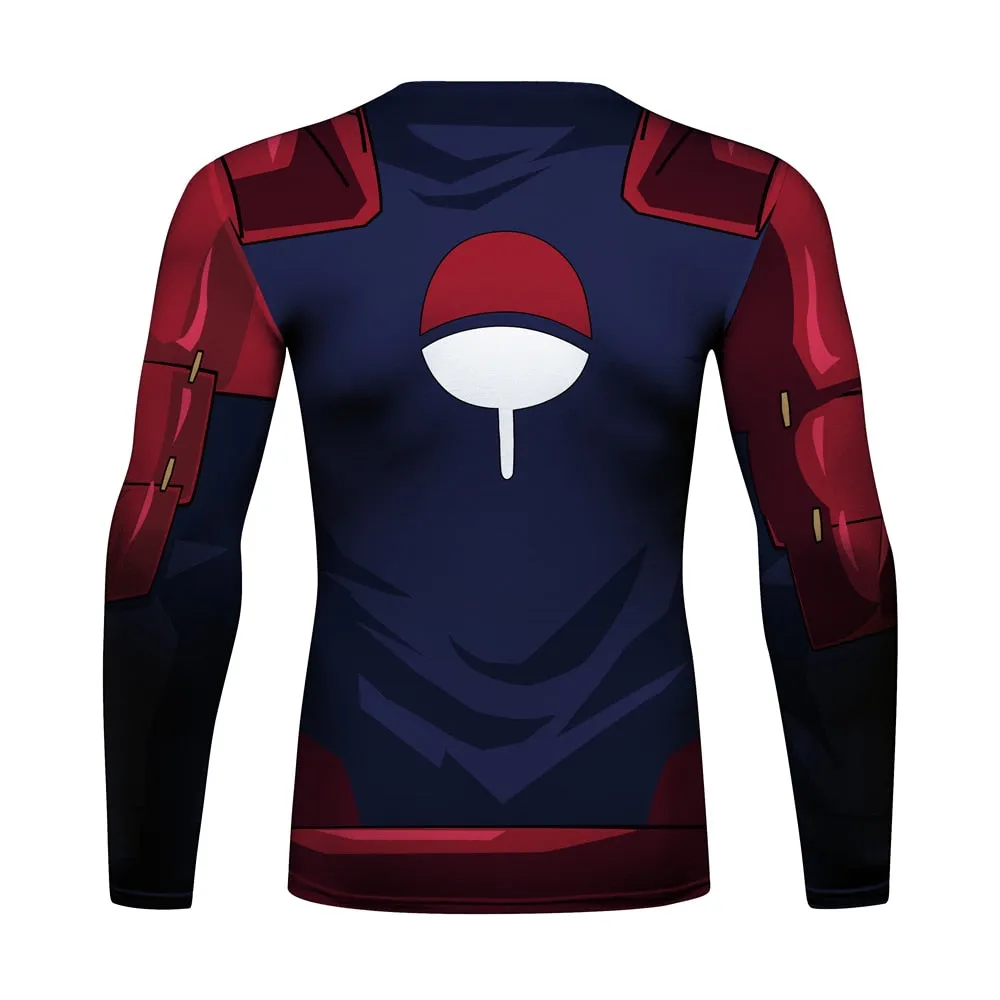 Naruto 'Madara' Elite Long Sleeve Compression Rash Guard Set