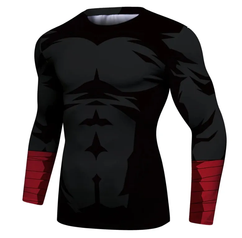 Naruto 'Rock Lee | Dark' Elite Long Sleeve Compression Rash Guard Set