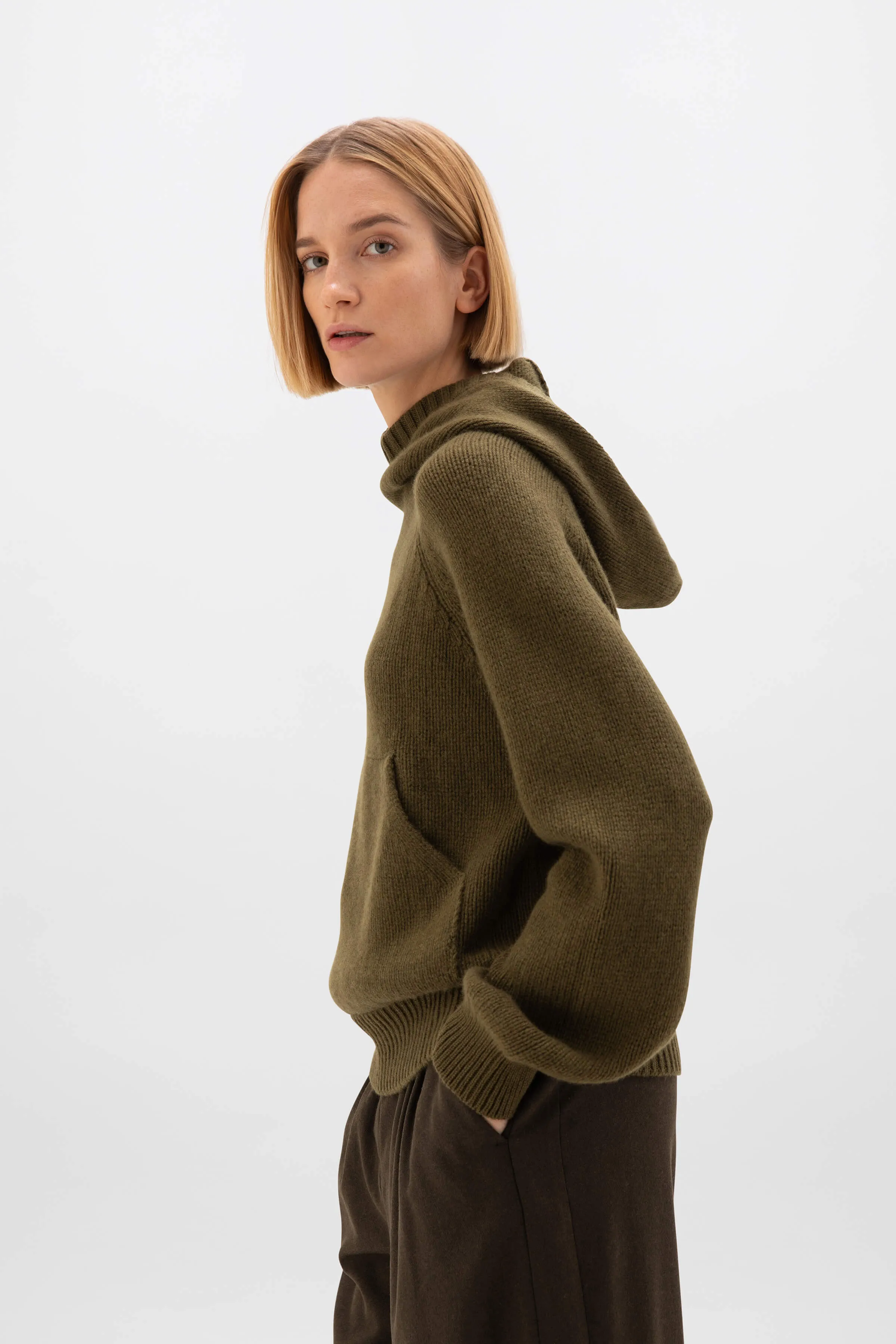 Oversized Cashmere Hoodie