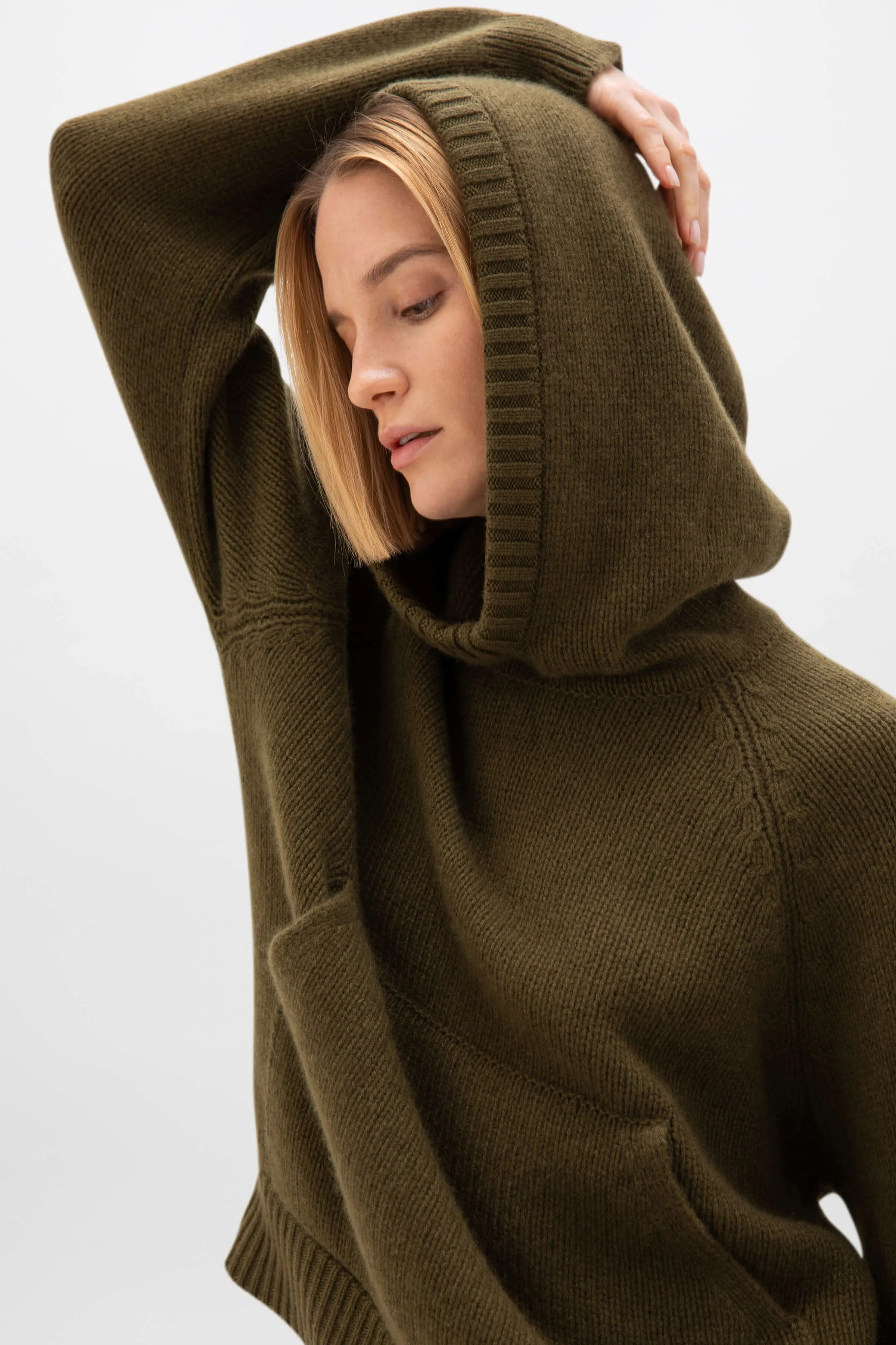 Oversized Cashmere Hoodie