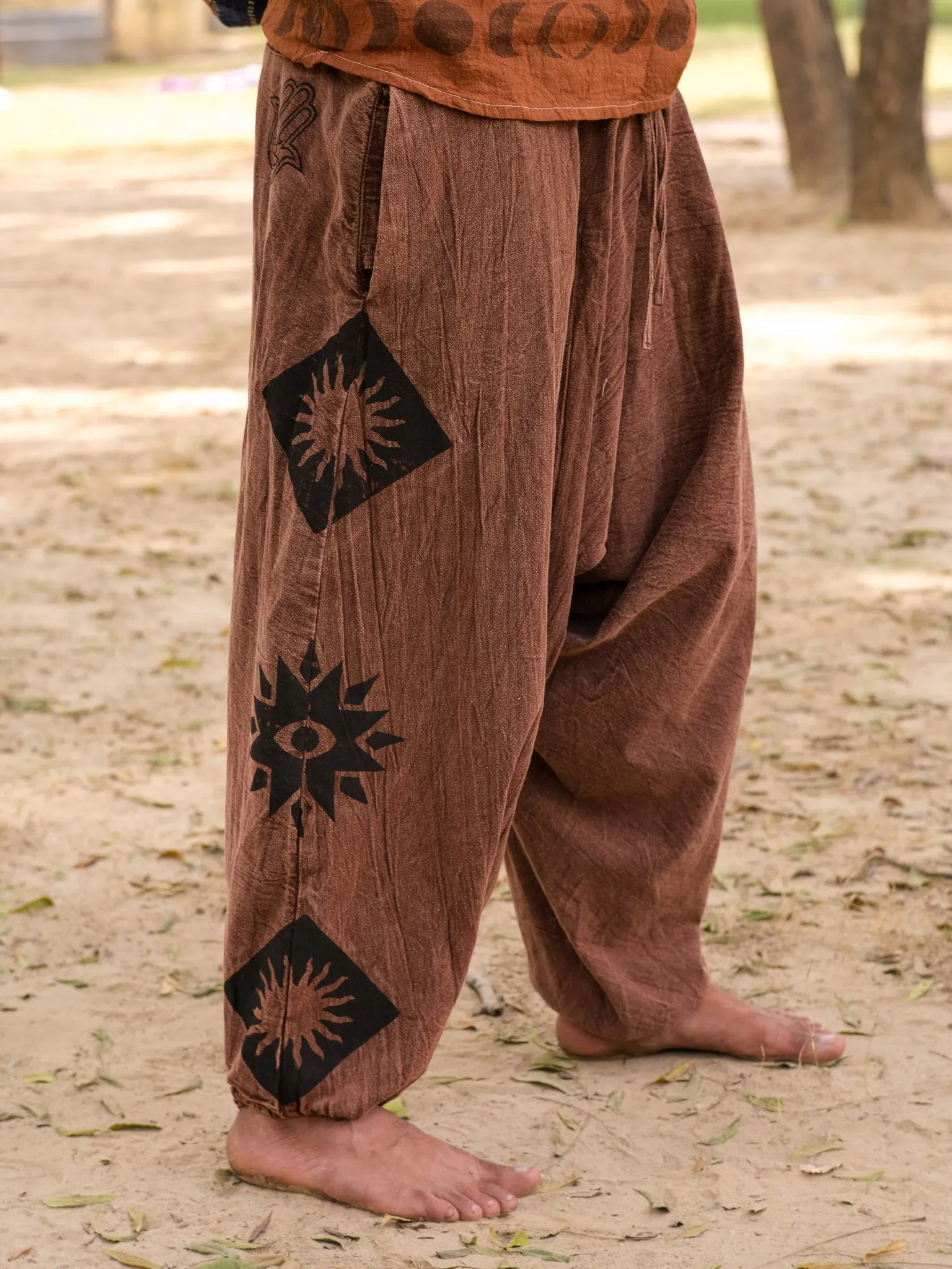 Prithvi Womens Harem Pants - Comfortable and Stylish Eco-Friendly Trousers for Casual Wear