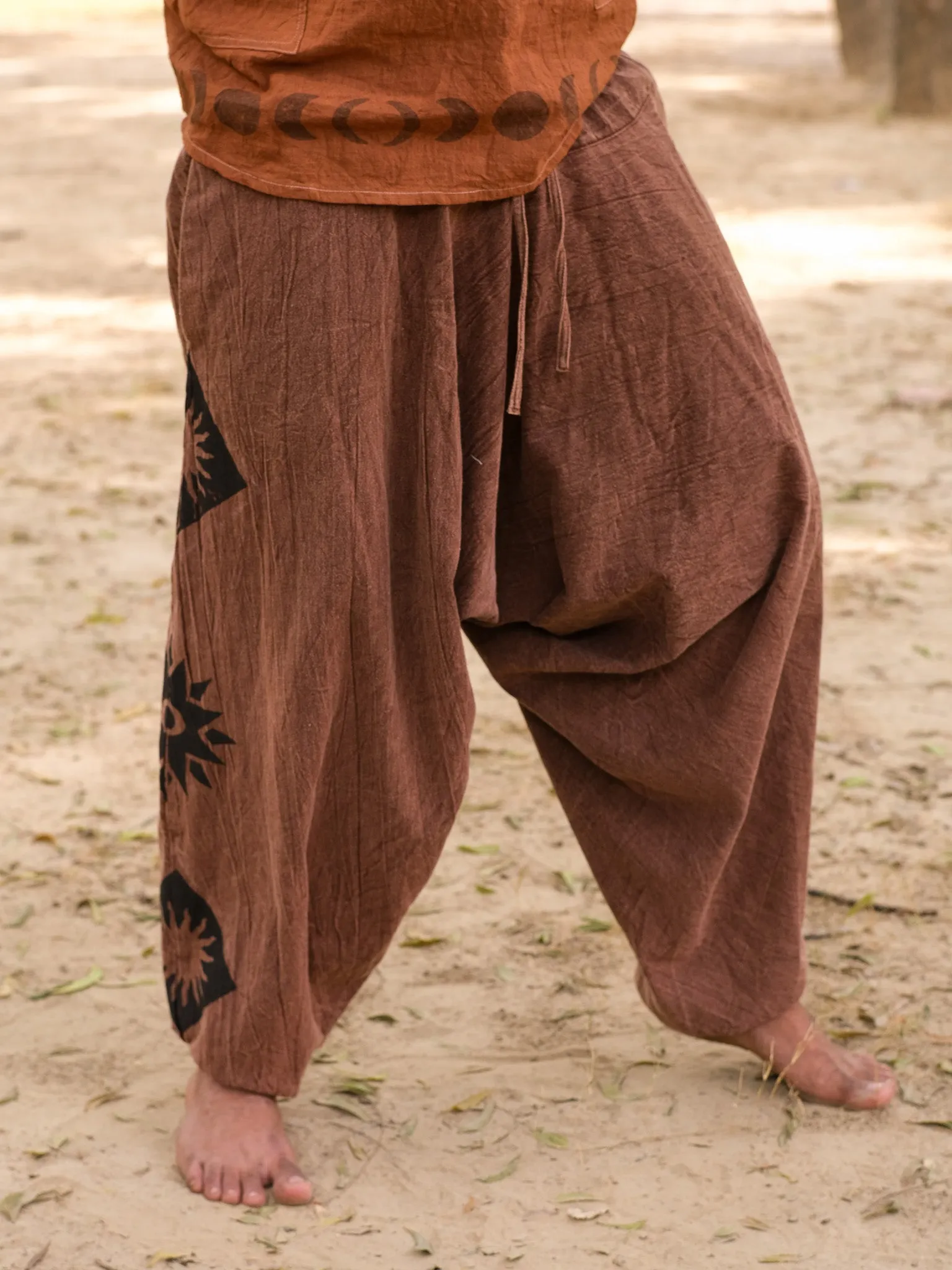 Prithvi Womens Harem Pants - Comfortable and Stylish Eco-Friendly Trousers for Casual Wear