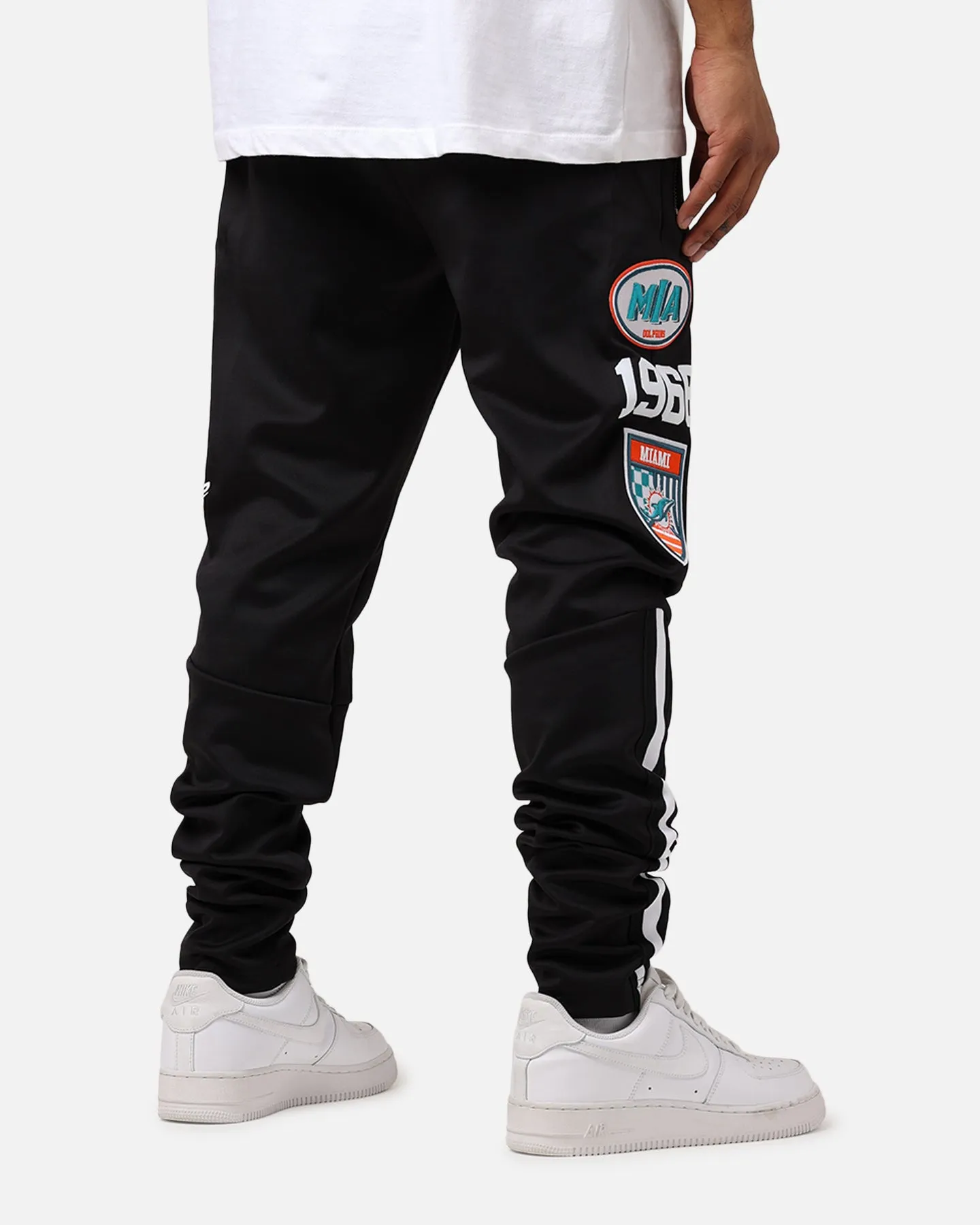 Pro Standard Miami Dolphins Fast Lane Track Pants Black