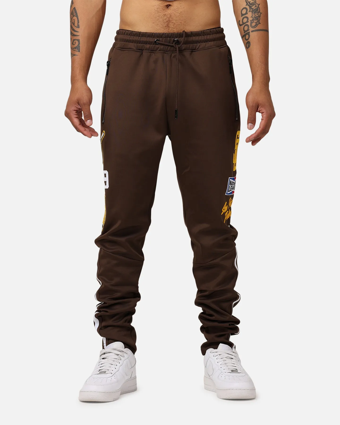 Pro Standard San Diego Padres Fast Lane Track Pants Black