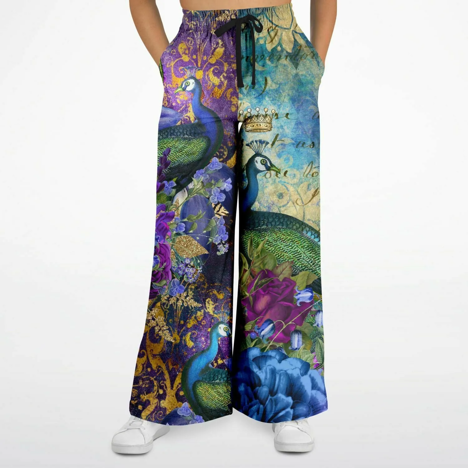 Purple Fusion Eco-Poly Stretchy Phat Bellbottoms