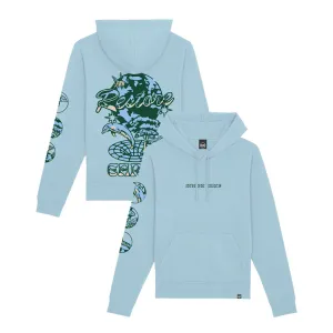 Restore Earth Hoodie - Sky Blue - ORGANIC X RECYCLED