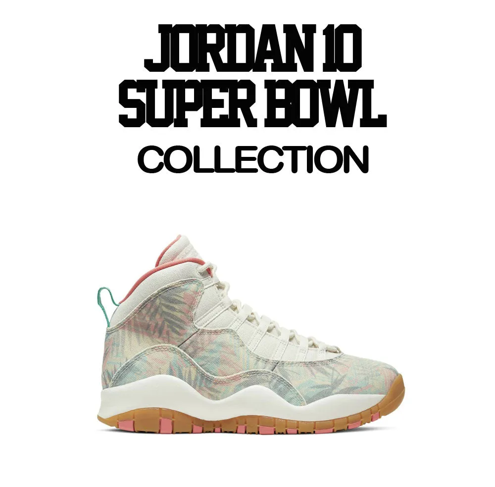 Retro 10 Super Bowl LIV Sweater - Money Over Love - Sand