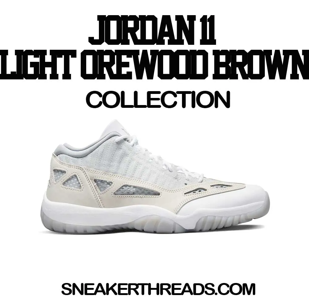 Retro 11 IE Orewood Brown Shirt - Clean Pair - Sand