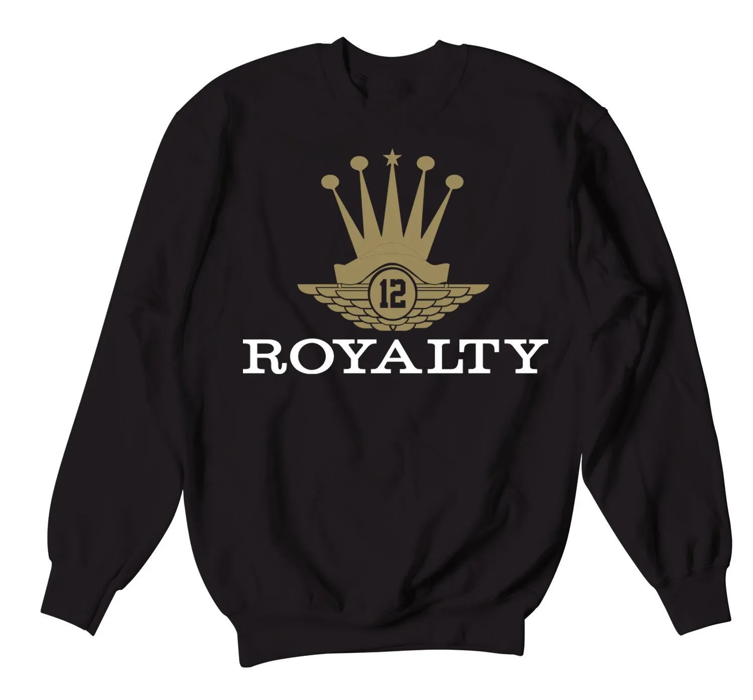 Retro 12 Royalty Logo Crown Sweater