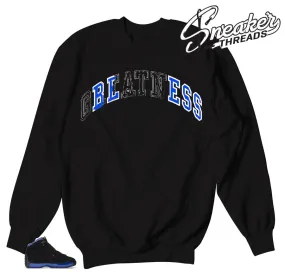 Retro 18 Royal Stitched Bless Sweater