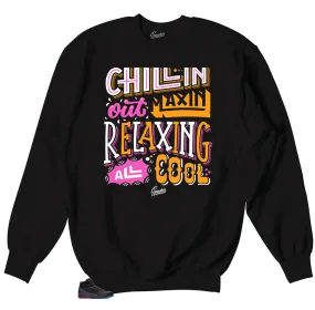 Retro 2 BHM Sweater - Chillin Relaxin - Black