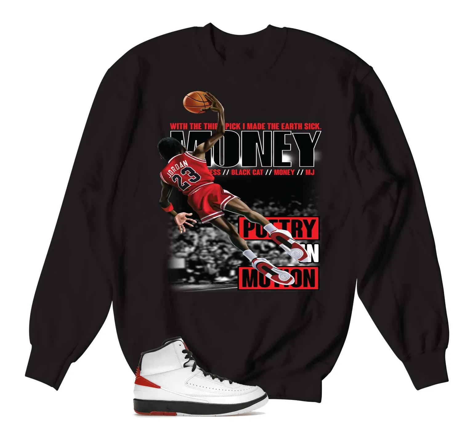 Retro 2 Chicago Money Mike Sweater