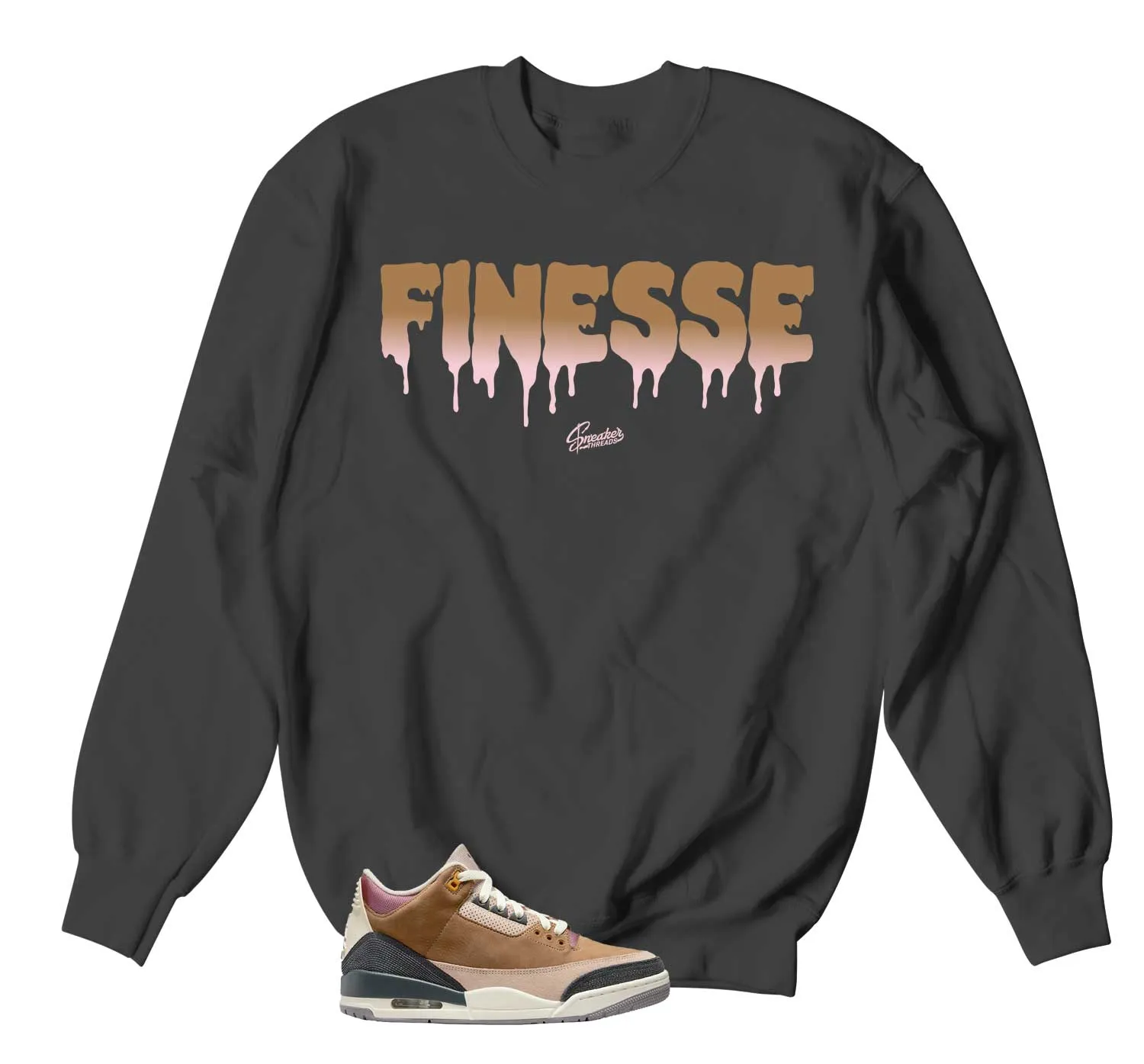 Retro 3 Archaeo Brown Finesse Sweater