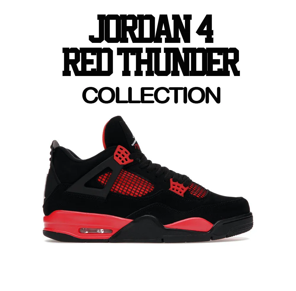 Retro 4 Red Thunder Killa Season Sweater