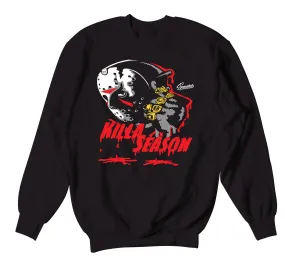 Retro 4 Red Thunder Killa Season Sweater