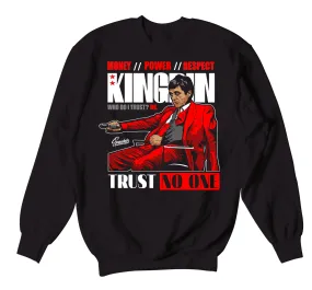 Retro 4 Red Thunder Trust Issues Sweater