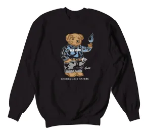 Retro 5 Bluebird Cheers Bear Sweater