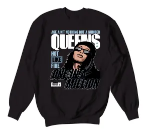 Retro 5 Bluebird Sweater - Queens - Black