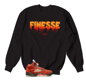 Retro 5 Mars For Her Sweater - Finesse - Black