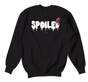 Retro 8 Burgundy Sweater - Spoiled - Black