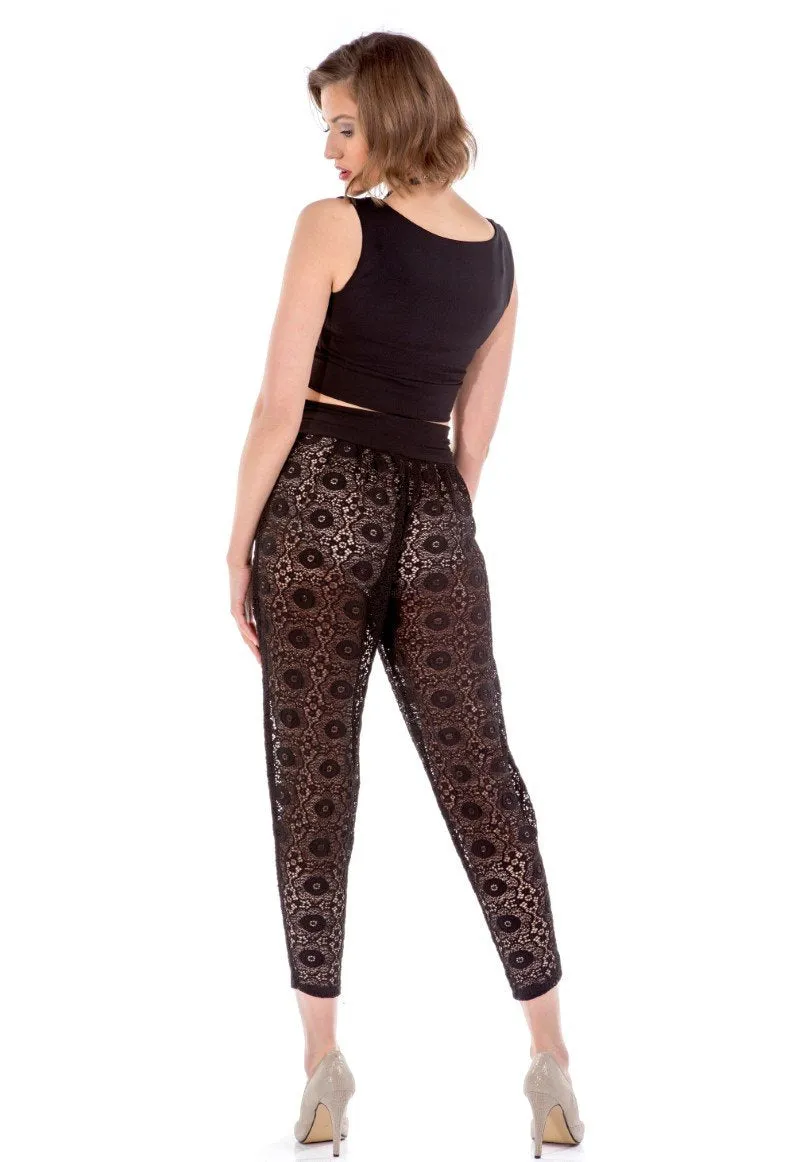 Sheer Laced Tango Pants