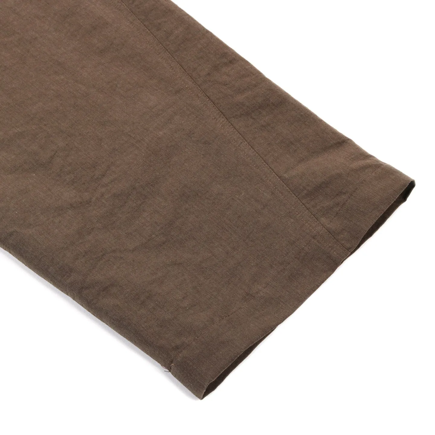 S.K. MANOR HILL TILT PANT BROWN LINEN COTTON NYLON