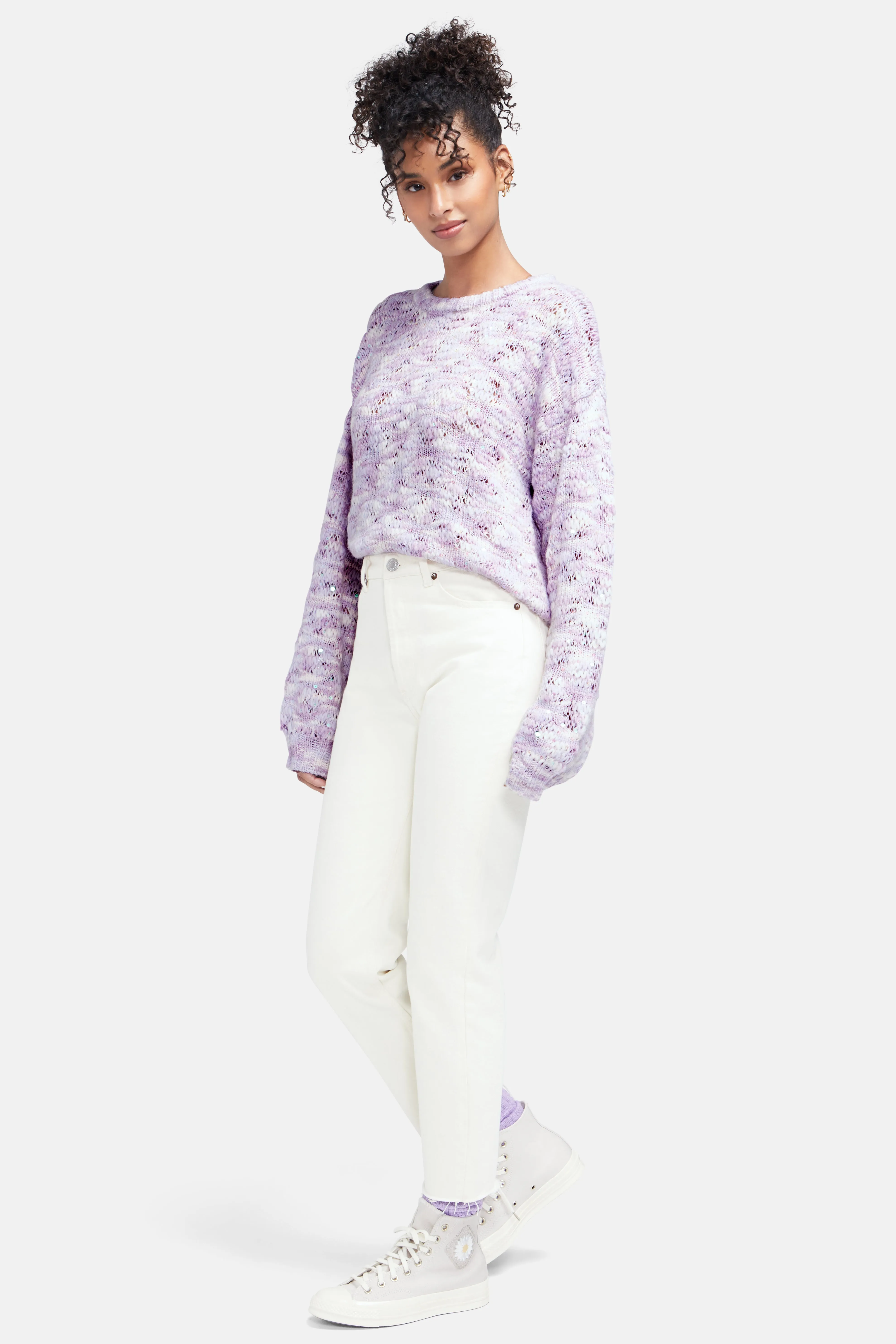 Space Dye Sweater | Winsome Orchid