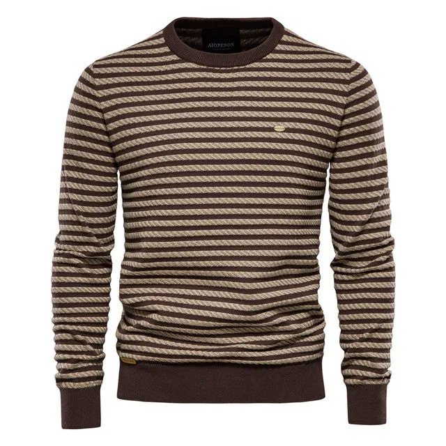 Spliced Cotton Sweater: The Ultimate Winter Staple