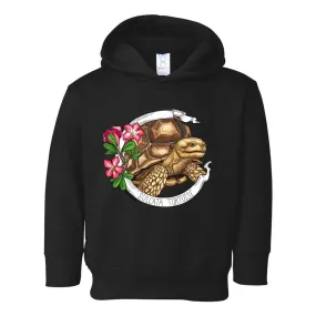 Sulcata Tortoise Toddler Pullover Hoodie, Cute Turtle Kids Top