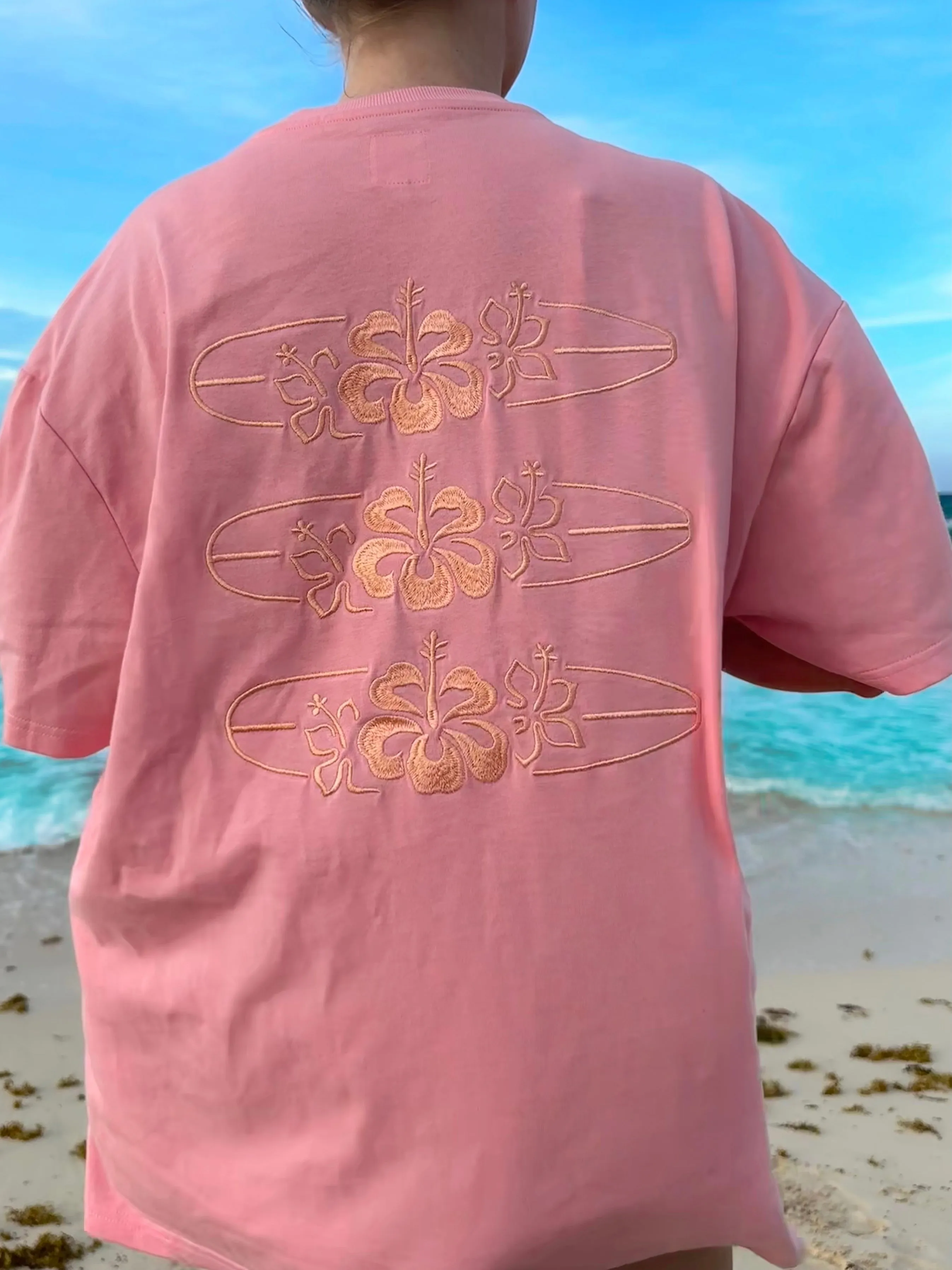 Surfboard Embroider Tee