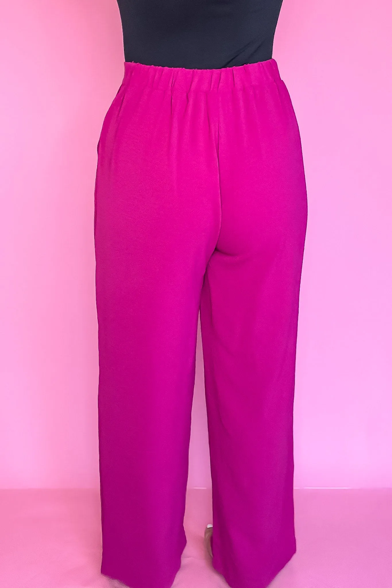 Tailored Love Magenta High Waisted Brooklyn Airflow Pants