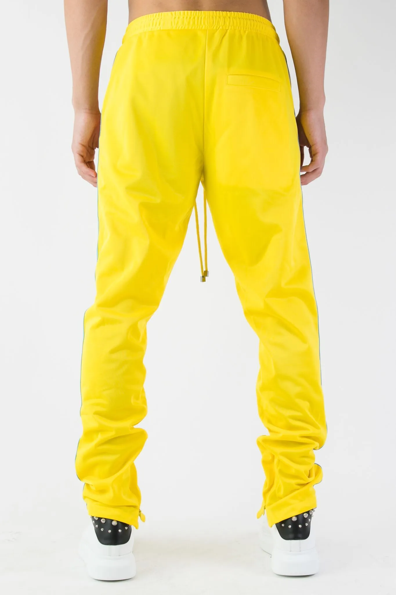 Mens Stylish Turmeric Morning Track Pants - Comfortable Athletic Wear with Breathable Fabric