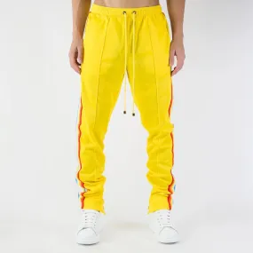 Mens Stylish Turmeric Morning Track Pants - Comfortable Athletic Wear with Breathable Fabric