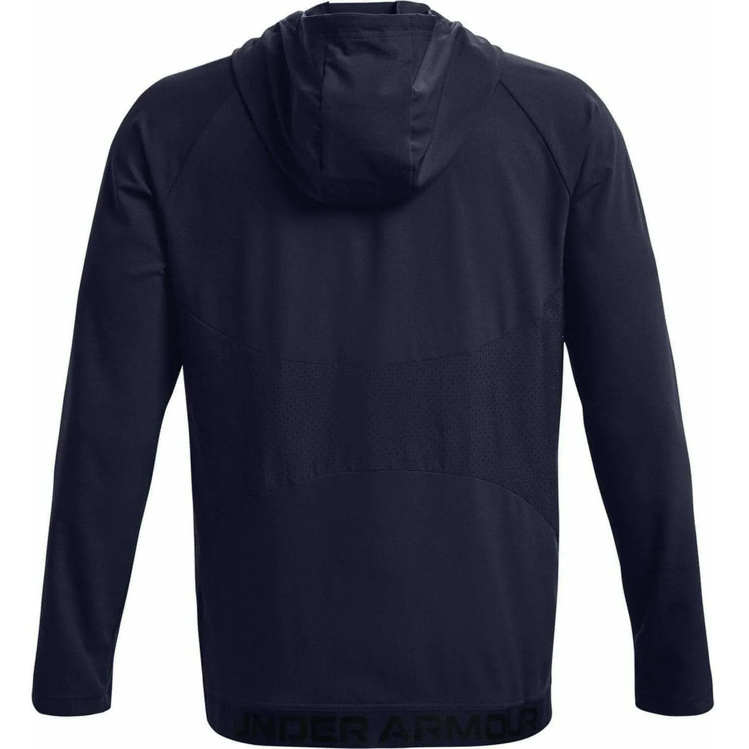 Under Armour Woven Perforated Windbreaker Mens Running Jacket - Navy