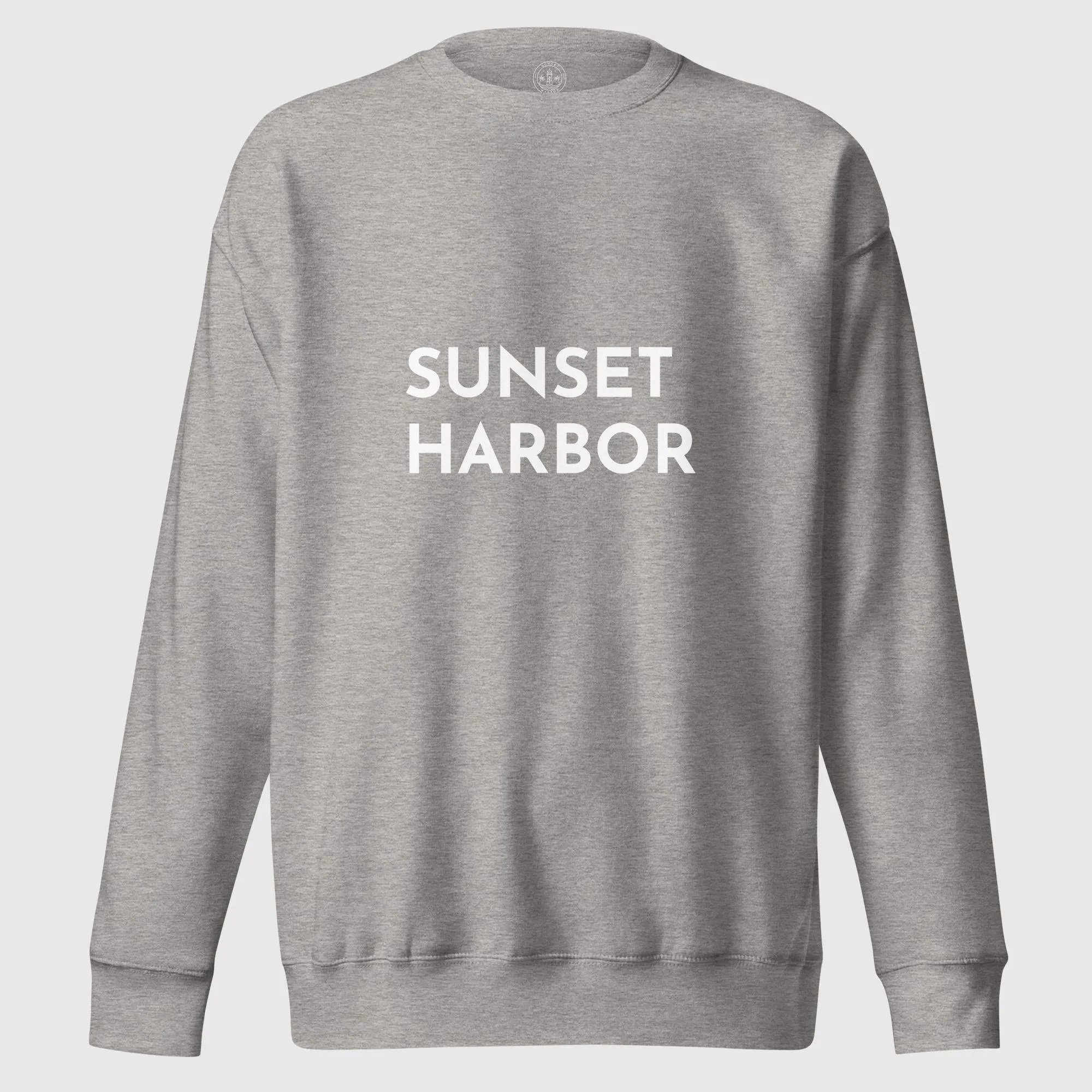 Unisex Premium Sweatshirt - Sunset Harbor