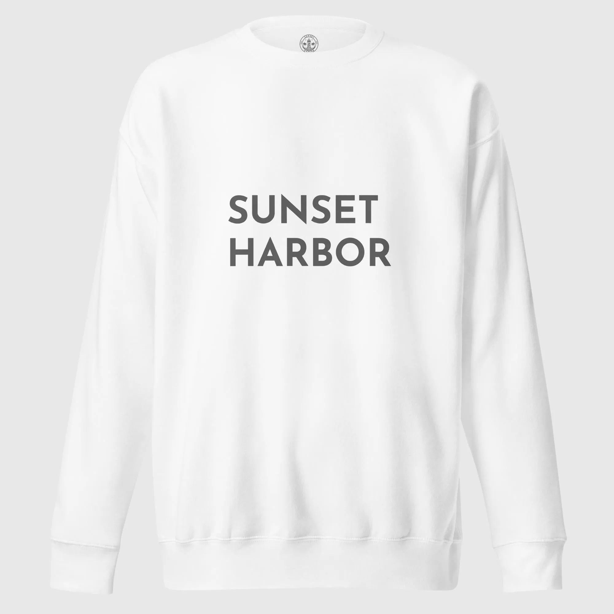 Unisex Premium Sweatshirt - Sunset Harbor