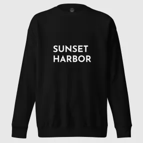 Unisex Premium Sweatshirt - Sunset Harbor