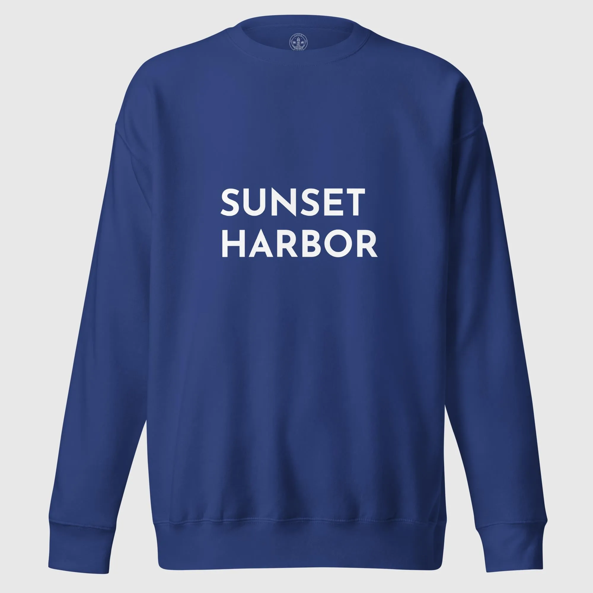 Unisex Premium Sweatshirt - Sunset Harbor