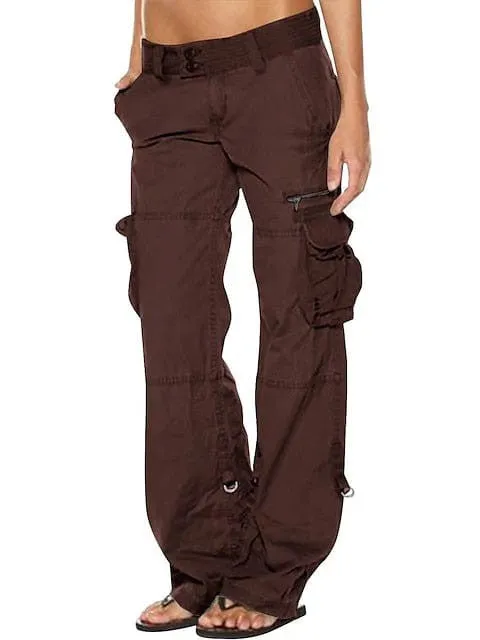 Versatile and Comfortable Women's Cotton Cargo Pants - Perfect for Everyday Wear