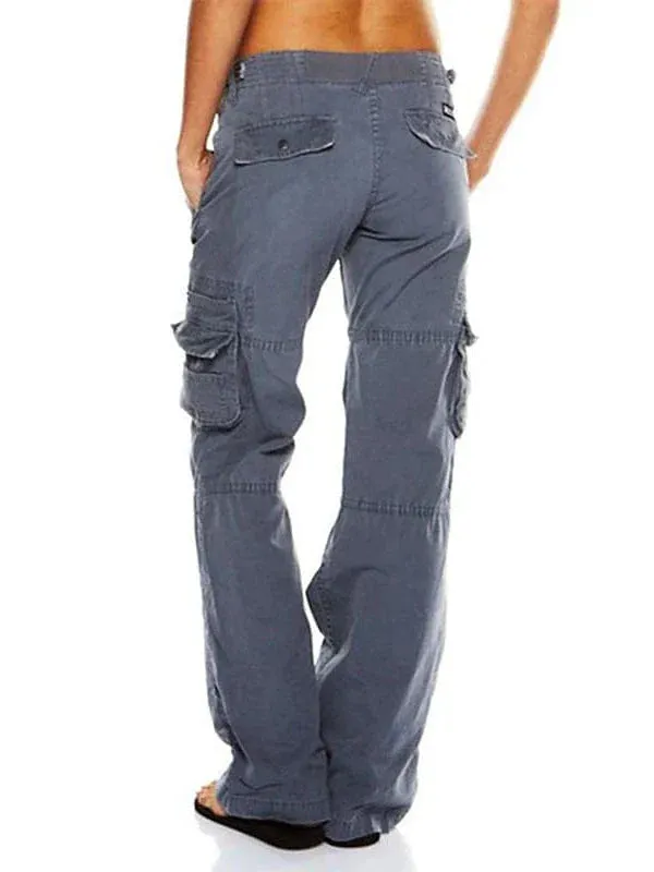 Versatile and Comfortable Women's Cotton Cargo Pants - Perfect for Everyday Wear