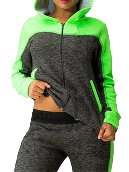 WealFeel Long sleeves Hooded Sportswear Suit